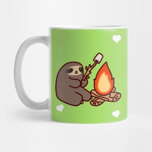 "I Love You" Campfire Sloth Mug